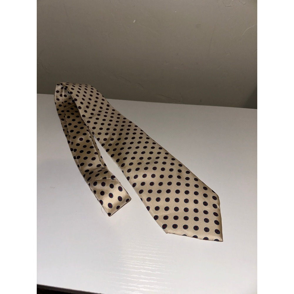 Vintage Givenchy Monsieur‎ Cream Mens Tie 59"